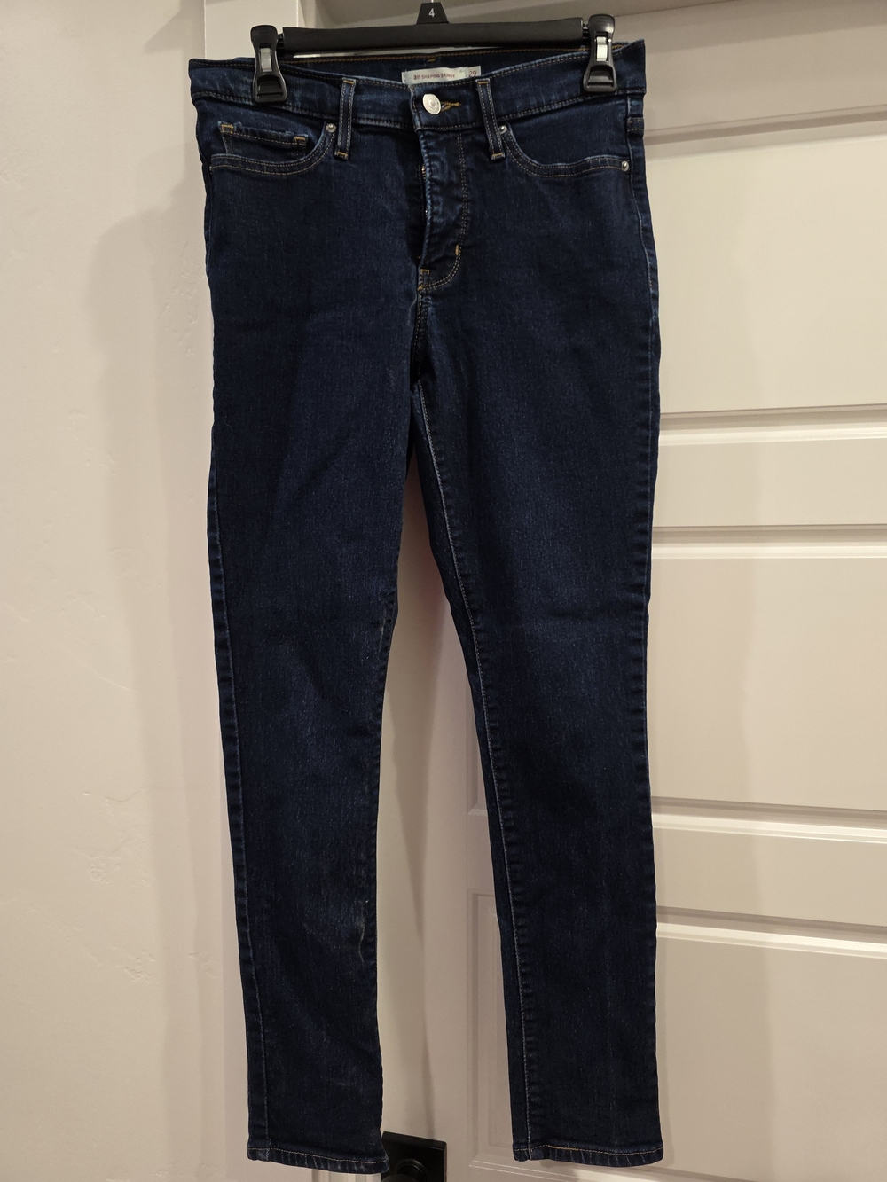 Levi's Indigo Skinny Jeans - Deep Blue Wash